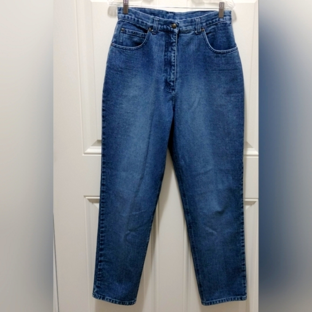 Woolrich John Rich & Bros Women's 1960s Dark Denim Jeans Size 12 Straight Leg
